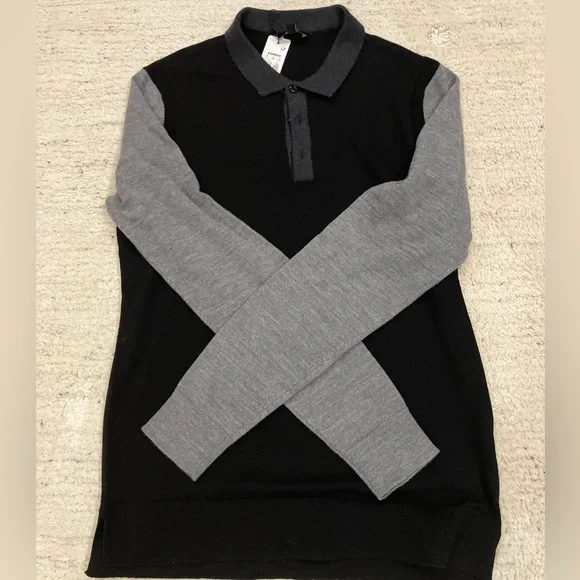 Express Men’s Merino Wool Fitted Sweater - Picture 2 of 7